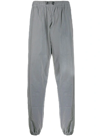 Hydrogen Loose-fit Track Trousers In Silver