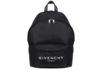 Pre-owned Givenchy  Paris Backpack Nylon Black