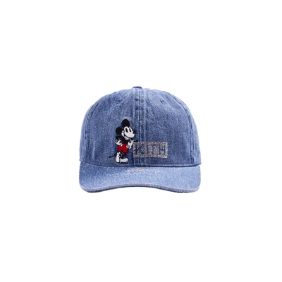 Pre-owned Kith X Disney Sporty Cap Denim ModeSens
