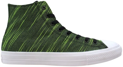 Pre-owned Converse  Chuck Taylor All Star 2 Hi Black In Black/volt G
