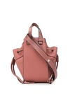 Loewe Hammock Drawstring Mini Bag  In 7025 Pink Tulip