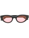 Thierry Lasry Cat Eye Sunglasses In Black