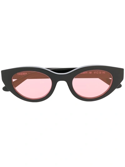 Thierry Lasry Cat Eye Sunglasses In Black