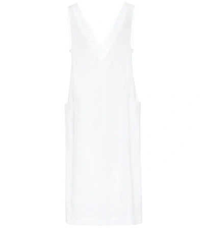 Asceno Seville White Organic Linen Dress
