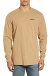 Patagonia Responsibili-tee Long Sleeve T-shirt In Bearfoot Tan