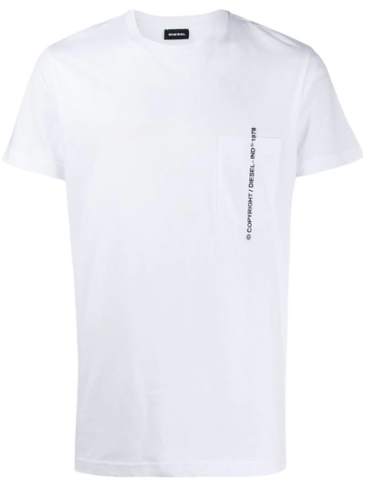 送料込★DIESEL★半袖Tシャツ Rubin Pocket J1 Tシャツ 送料無料＆即発送可能》☆DIESEL☆ ディーゼル T-RUBIN-POCKET