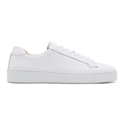 Tiger Of Sweden White Salas Low-top Sneakers In 089 White
