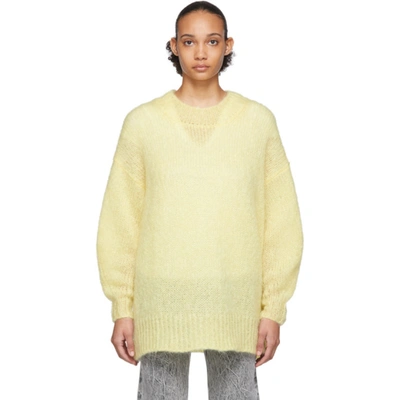 Isabel Marant Oversized Jumper In 10ly Lt Yel