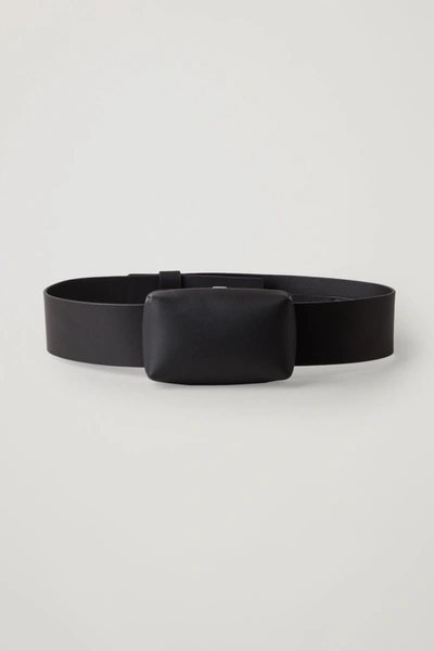 Cos Clutch Purse Belt In Black