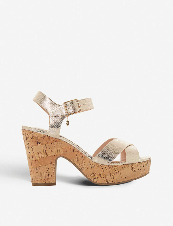 dune platform sandals