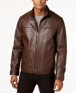 lambskin leather moto jacket cole haan