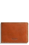 Shinola Harness Slim 2.0 Bifold Leather Wallet In Bourbon