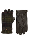 Barbour Newbrough Gloves In Classic Tartan