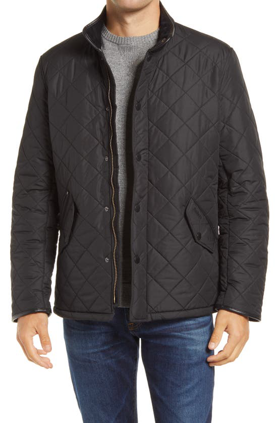 Barbour 'powell' Regular Fit Quilted Jacket In Black | ModeSens