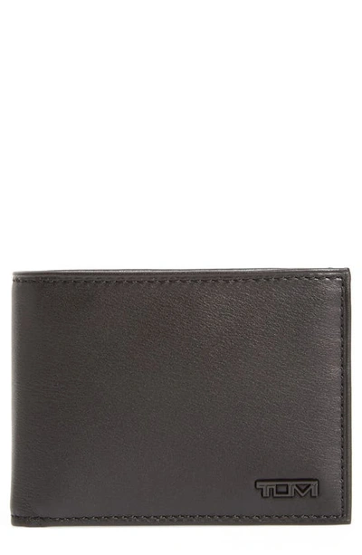 Tumi Delta Double Id Lock(tm) Shielded Leather Wallet In Black