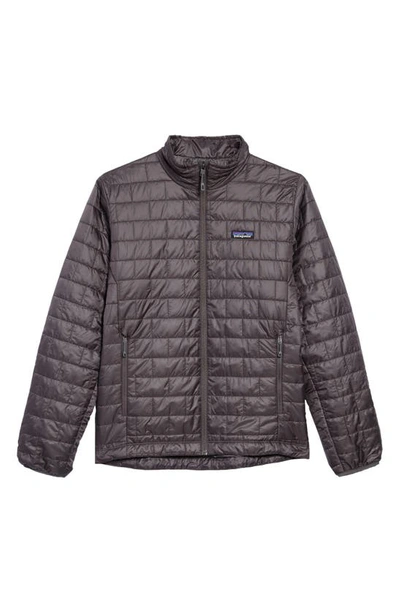 Patagonia Nano Puff® Water Resistant Jacket In Forge Grey
