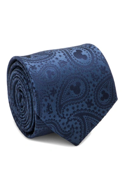 Cufflinks, Inc Mickey Paisley Silk Tie In Navy