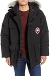 Canada Goose Expedition Down Parka With Genuine Coyote Fur Trim In Black