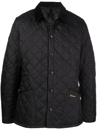 Barbour Liddesdale Tailored Fit Quilted Nylon Jacket In Black | ModeSens