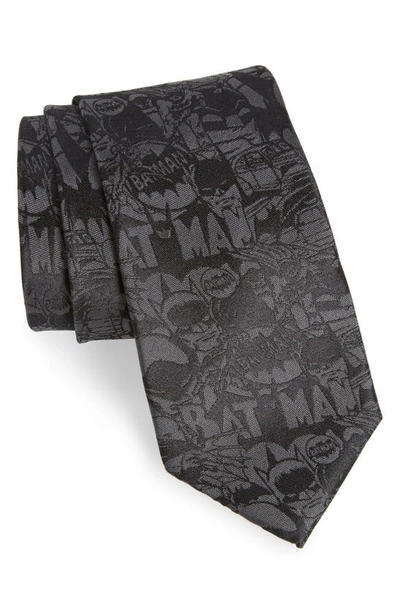 Cufflinks, Inc 'batman' Silk Tie In Black