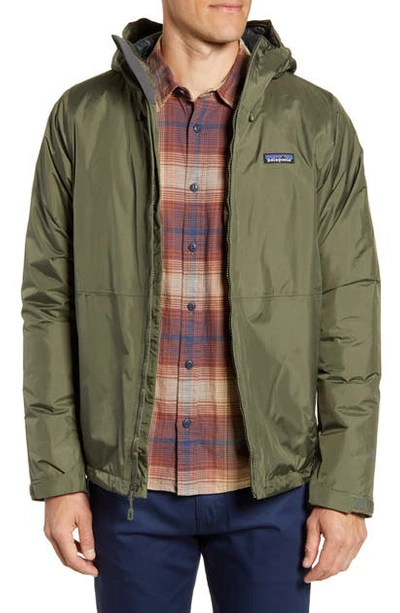 Patagonia Torrentshell H2no Packable Insulated Rain Jacket In Industrial  Green | ModeSens