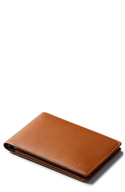 Bellroy Rfid Travel Wallet In Caramel