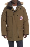 Canada Goose Expedition Down Parka With Genuine Coyote Fur Trim In Military Green