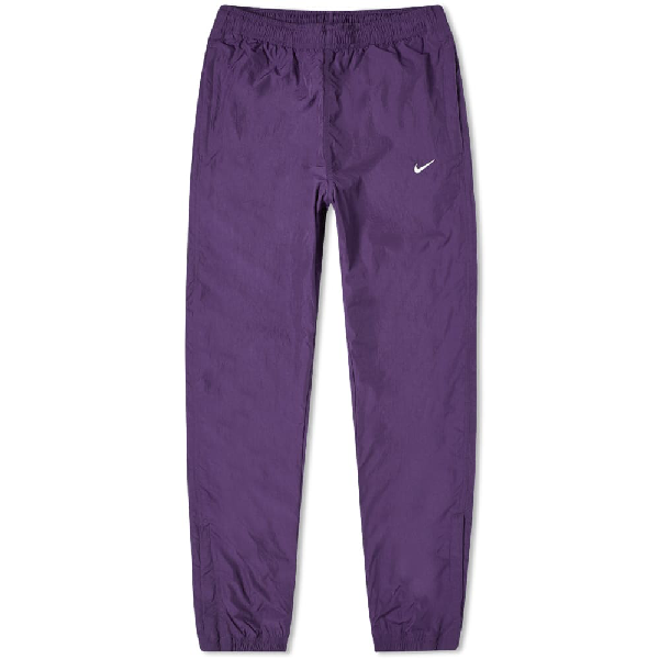 nike purple track pants