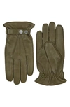 Hestra Jake Leather Gloves In Loden