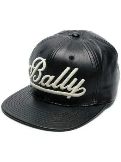 Bally Logo Baseball Cap Black
