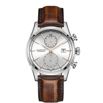 Hamilton American Classic Spirit Of Liberty Auto Chrono In Silver