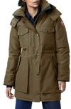 Canada Goose Gabriola Water Resistant Arctic Tech 625 Fill Power Down Parka In Military Green