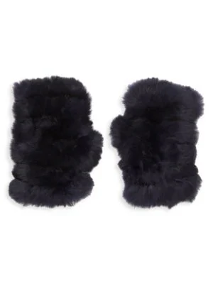 real rabbit fur mittens