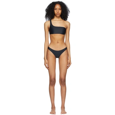 Jade Swim Black Apex One Shoulder & Most Wanted Bikini