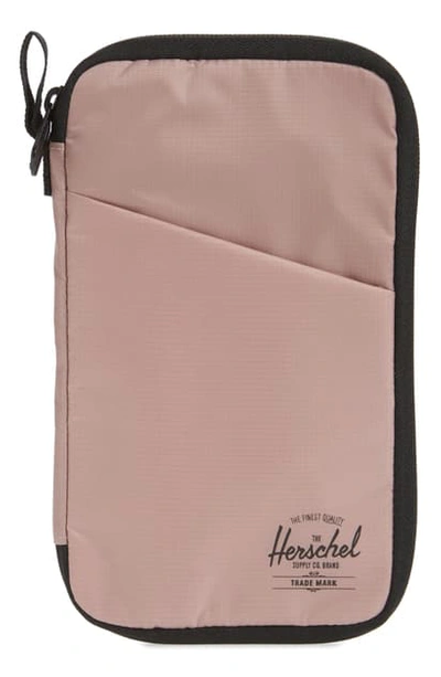 Herschel Supply Co. Travel Wallet In Ash Rose