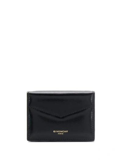 Givenchy Leather Trifold Wallet In Black