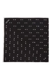 Kenzo Multi Eyes Square Modal & Silk Scarf In Black