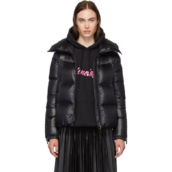 Moncler Serite Hooded Quilted Down Puffer Jacket In 999 Black | ModeSens