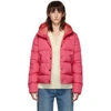 Moncler Lena Hooded Down Puffer Jacket In 520 Pink