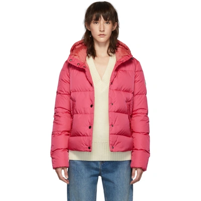 Moncler Lena Hooded Down Puffer Jacket In 520 Pink