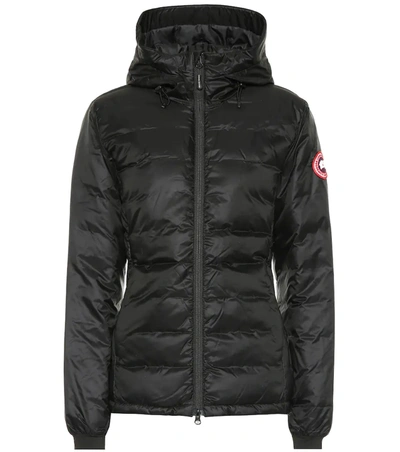 Canada Goose Camp Hoody Quilted Shell Jacket In Black Pattern