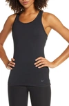 Nike Get Fit Dri-fit Tank In Black/ Black