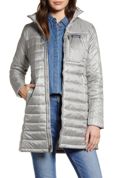 Patagonia Radalie Water Repellent Insulated Parka In Drifter Grey