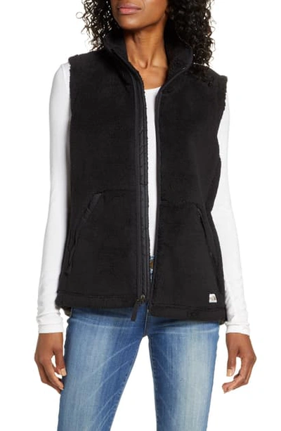 The North Face Campshire 2.0 Faux Fur Vest In Tnf Black