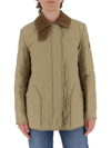 Burberry Corduroy And Leather-trimmed Quilted Shell Jacket In Brown