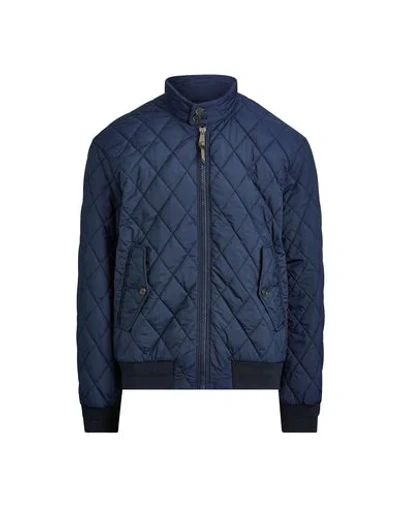 Polo Ralph Lauren Quilted Bomber Jacket In College Navy