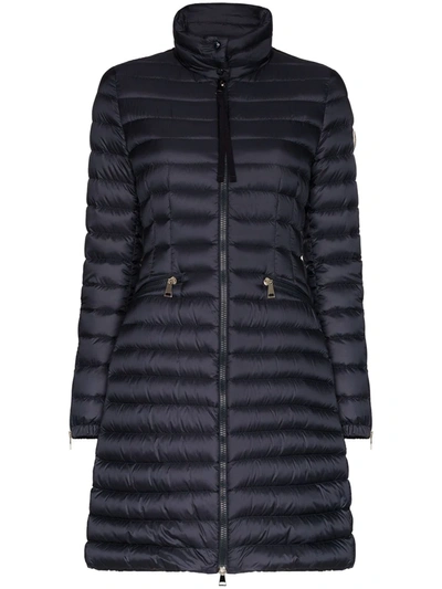 Moncler Agatelon Lightweight Down Quilted Jacket In Blue