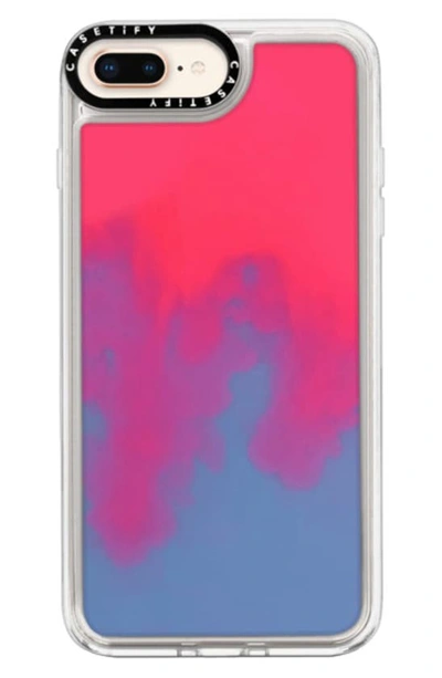 Casetify Neon Sand Iphone7/8 & 7/8 Plus Case In Hotline