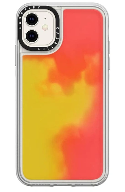 Casetify Neon Sand Iphone 11/11 Pro Max Case In Flame