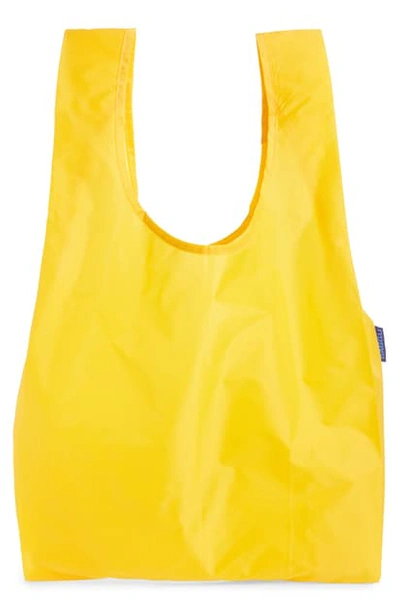 Baggu Printed Ripstop Nylon Tote In Yolk